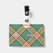 Clan Pollock Tartan Badge (Voorzijde met clip)