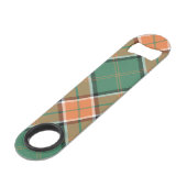 Clan Pollock Tartan Bar Key Speed Flessenopener (Achterkant Gekanteld)