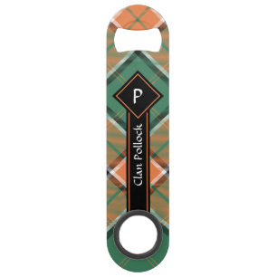 Clan Pollock Tartan Bar Key Speed Flessenopener
