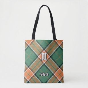Clan Pollock Tartan Canvas tas