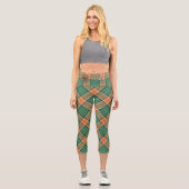 Clan Pollock Tartan Capri Leggings (Recto)