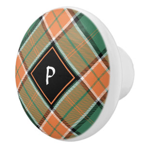 Clan Pollock Tartan Ceramic Knob Keramische Knop