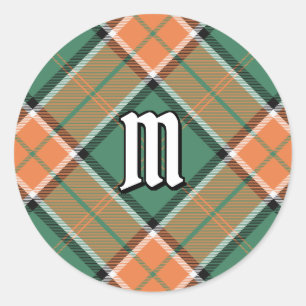 Clan Pollock Tartan Classic Round Sticker