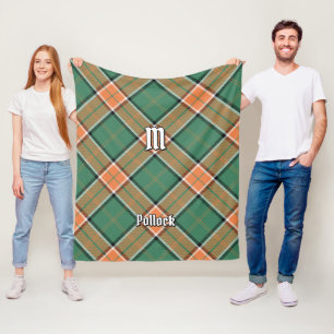 Clan Pollock Tartan Fleece Blanket Deken