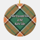 Clan Pollock Tartan Keramisch Ornament (Achterkant)