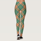 Clan Pollock Tartan Leggings (Achterkant)