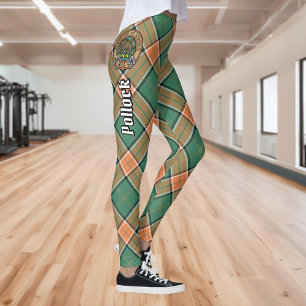 Clan Pollock Tartan Leggings