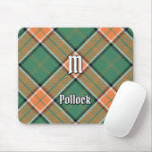 Clan Pollock Tartan Muismat (Met muis)