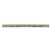 Clan Pollock Tartan Satin Ribbon Lint (Voorkant)