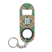 Clan Pollock Tartan Sleutelhanger Bottle Open Mini Flessenopener (Voorkant)