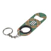 Clan Pollock Tartan Sleutelhanger Bottle Open Mini Flessenopener (Voorkant Gekanteld)