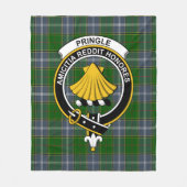 Clan Pringle Tartan Pset Fleece Deken (Voorkant)