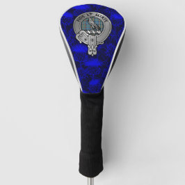 Clan Ralston Crest & Tartan op Thistle Golfheadcover