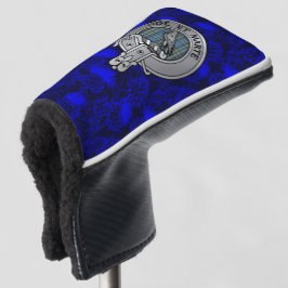 Clan Ralston Crest & Tartan op Thistle Golfheadcover