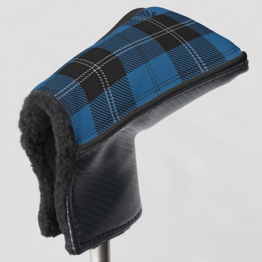 Clan Ramsay Ramsey Blue Black Hunting Tartan Pset Golfheadcover (3/4 voorkant)