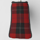 Clan Ramsay Ramsey Red Black Tartan Pset Golfheadcover (Draai 90)