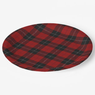 Clan Ramsay Ramsey Red Tartan Papieren Bordje