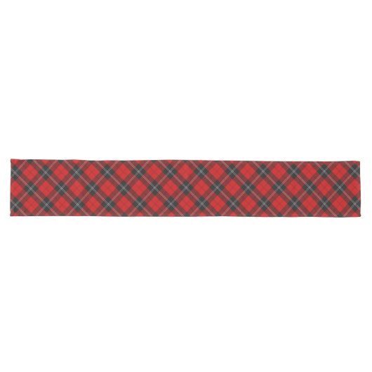 Clan Ramsay Red Tartan Lange Tafelloper (Horizontaal)