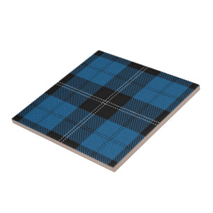 Clan Ramsay Scottish Expressions Blue Tartan Tegeltje