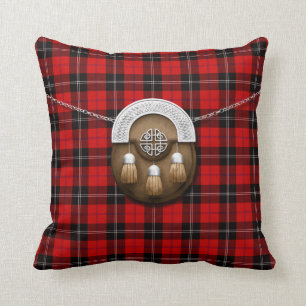 Clan Ramsay Tartan en Sporran Kussen