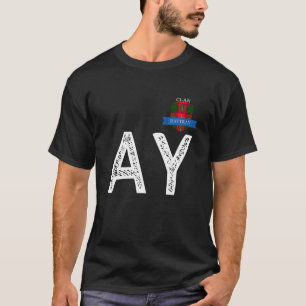 Clan Rattray A en Letter Y Familie Matching T-shirt