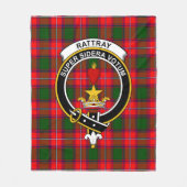 Clan Rattray Ancient Tartan Pset Fleece Deken (Voorkant)