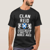 Clan REID Schotse familie Schotland moederdag vet T-shirt (Voorkant)