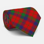 Clan Robertson Crest over Tartan Stropdas (Opgerold)