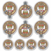 Clan Robertson Crest Sticker Set (Voorkant)