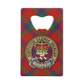 Clan Robertson Crest sur Tartan (Devant)