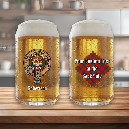 Clan Robertson Crest sur Tartan