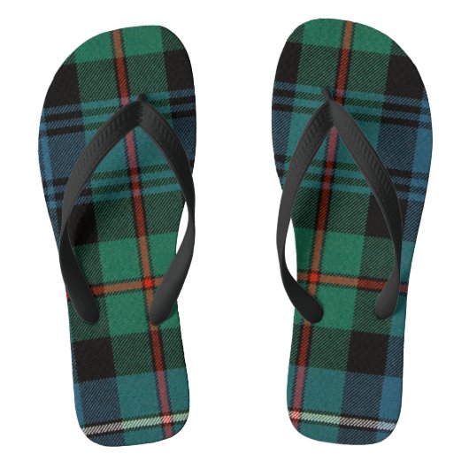 Clan Robertson Modern Tartan Teenslippers (Voetbed)