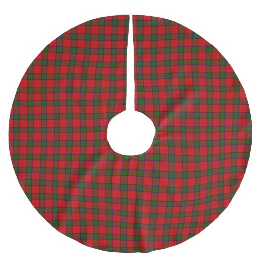 Clan Robertson Tartan Kerstboom Rok (Voorkant)