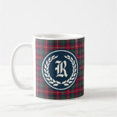 Clan Robertson Tartan Monogram Koffiemok (Links)