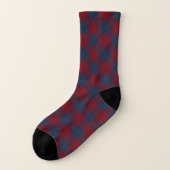 Clan Robinson Tartan Navy Blue and Red Plaid (Gauche - extérieur)