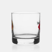 Clan Roos Crest over Tartan Whisky Glas (Links)