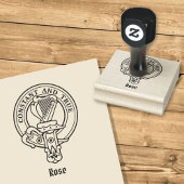 Clan Roos Crest Rubber Stamp Rubberstempel