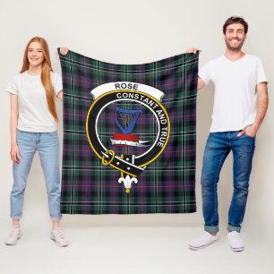 Clan Roos Hunting Modern Tartan Pset Fleece Deken