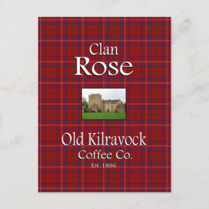 Clan Roos Old Kilravock Coffee Co. Briefkaart