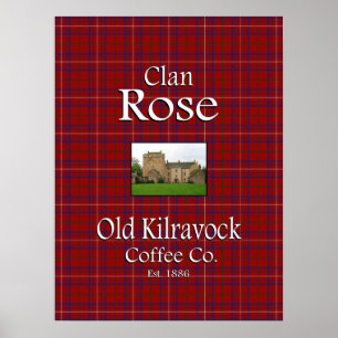 Clan Roos Old Kilravock Coffee Co. Poster