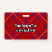 Clan Roos Tartan Badge (Achterkant)