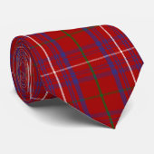 Clan Roos Tartan Stropdas (Opgerold)