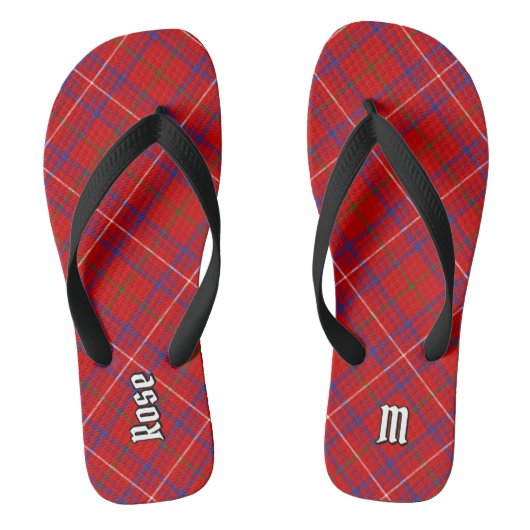 Clan Roos Tartan Teenslippers (Voetbed)