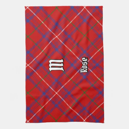 Clan Roos Tartan Theedoek (Verticaal)