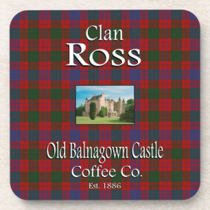 Clan Ross Old Balnagown Castle Coffee Co. Bier Onderzetter
