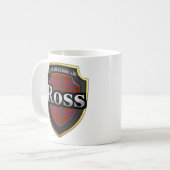 Clan Ross Scottish Dynasty Tartan Mugs Cups (Devant gauche)