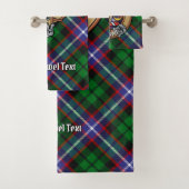 Clan Russell Crest over Tartan (En situation)