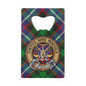 Clan Russell Crête sur Tartan (Devant)