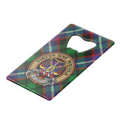 Clan Russell Crête sur Tartan (Devant Angle)