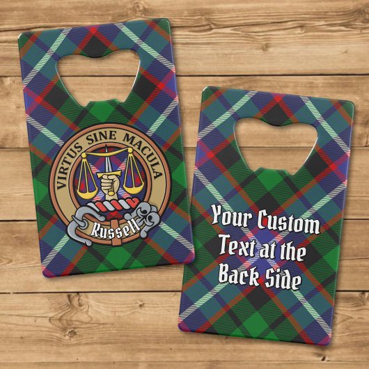 Clan Russell Crête sur Tartan